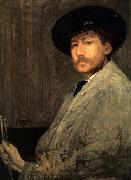 James Abbot McNeill Whistler Arrangement in Grey Portrait of the Painter china oil painting reproduction